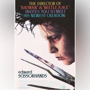 Eric Scissorhands original movie poster